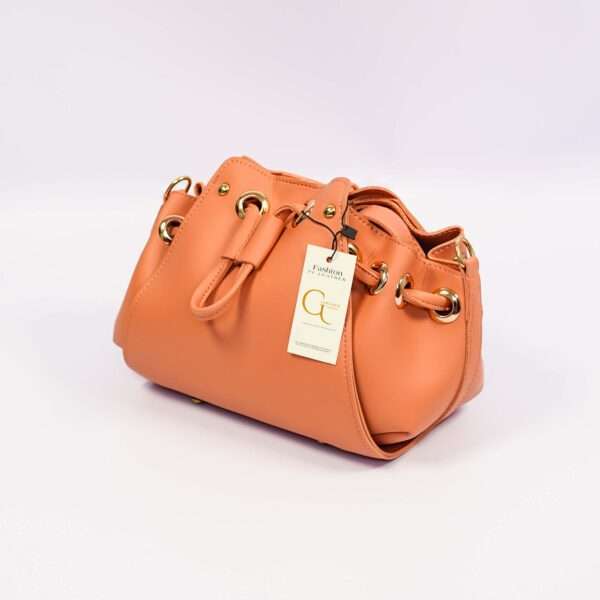 Potli Style Handbag Peach - Image 9