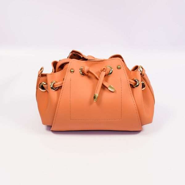 Potli Style Handbag Peach - Image 6