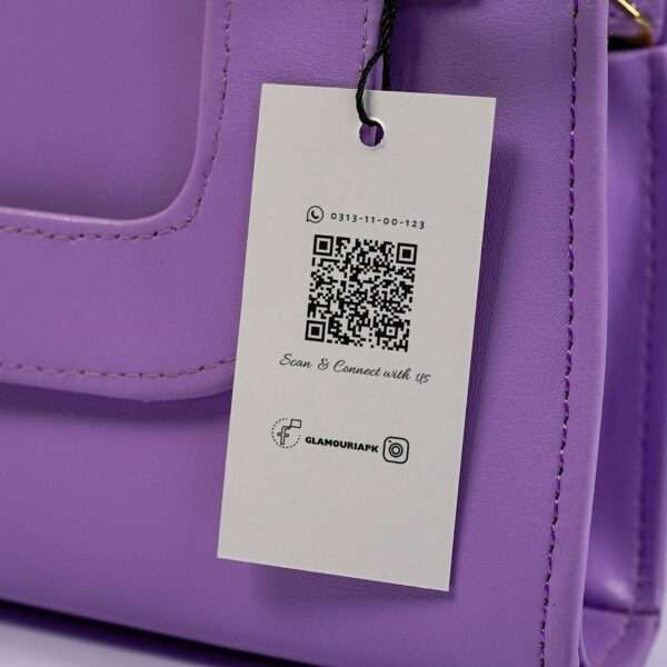 D-Handle Bag Purple - Image 7