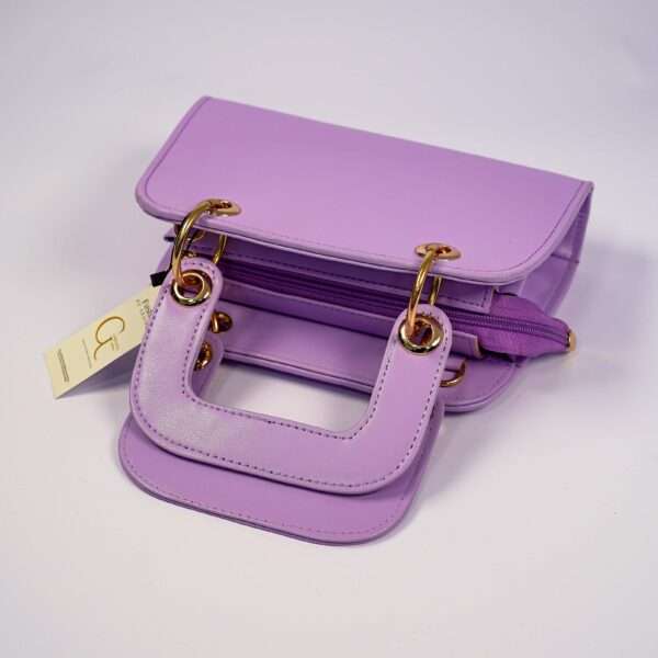 D-Handle Bag Purple - Image 12