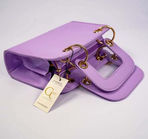 D-Handle Bag Purple - Image 13