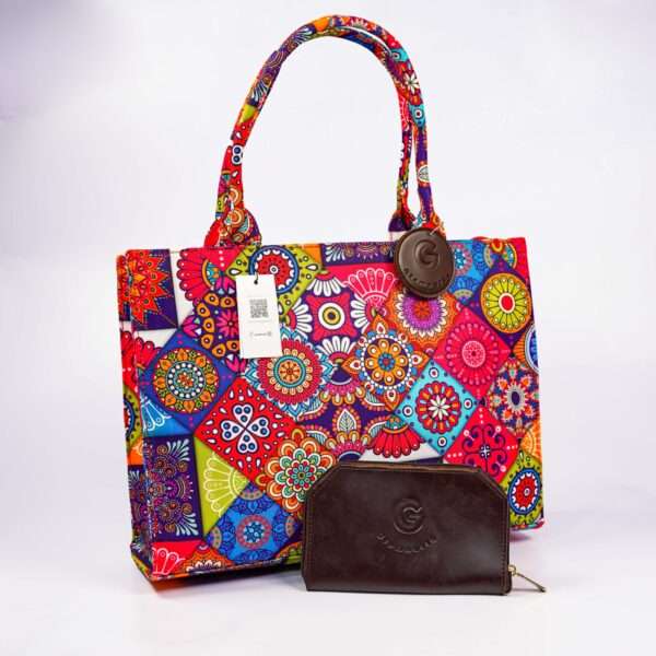 Multicolored Tote Bag