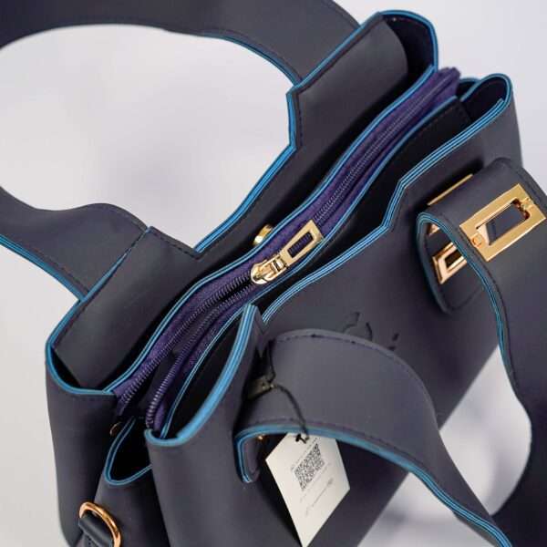 Elegance Handbag Midnight Blue - Image 7