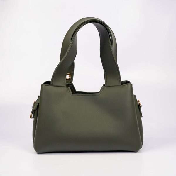 Elegance Handbag Olive Green - Image 5