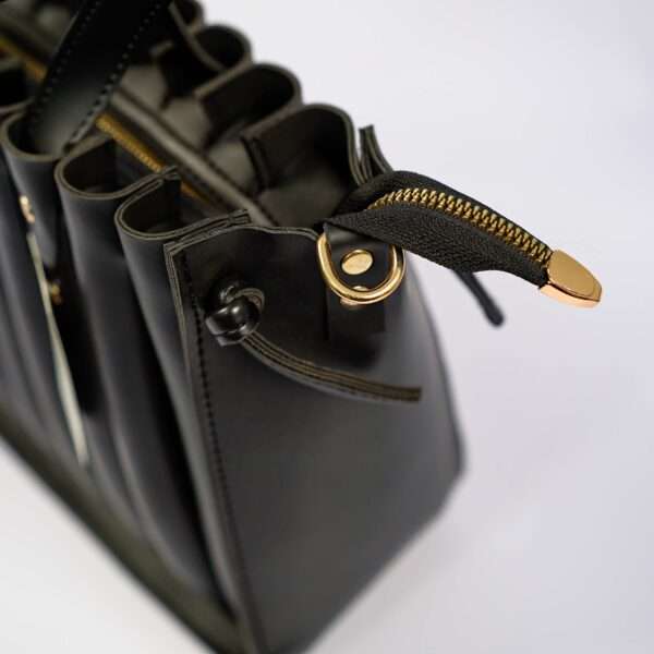 Spiral Handbag Black - Image 7