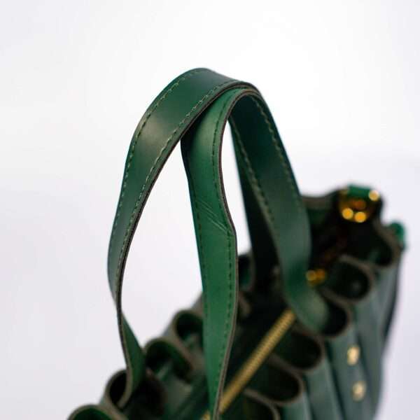 Spiral Handbag Deep Green - Image 7