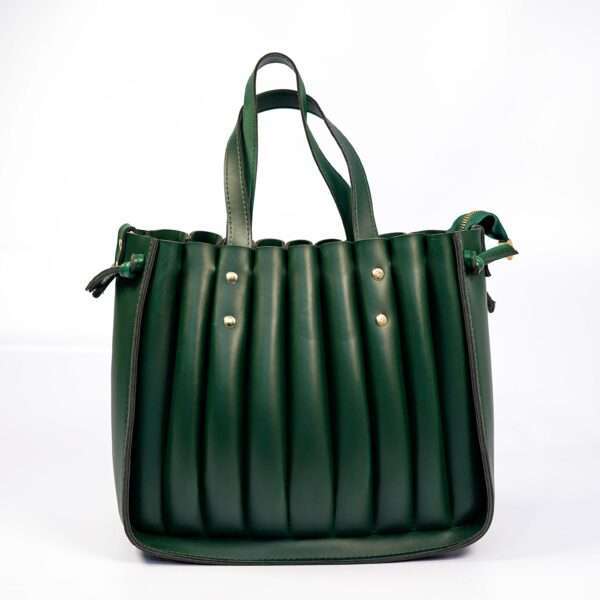 Spiral Handbag Deep Green - Image 8