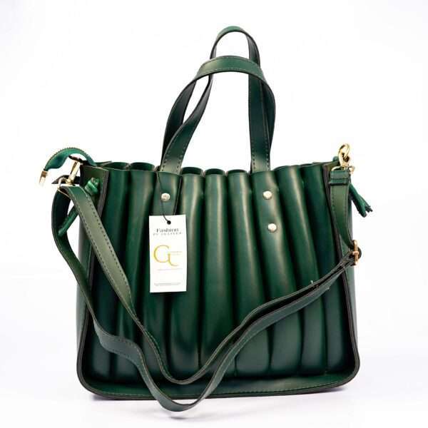 Spiral Handbag Deep Green - Image 10