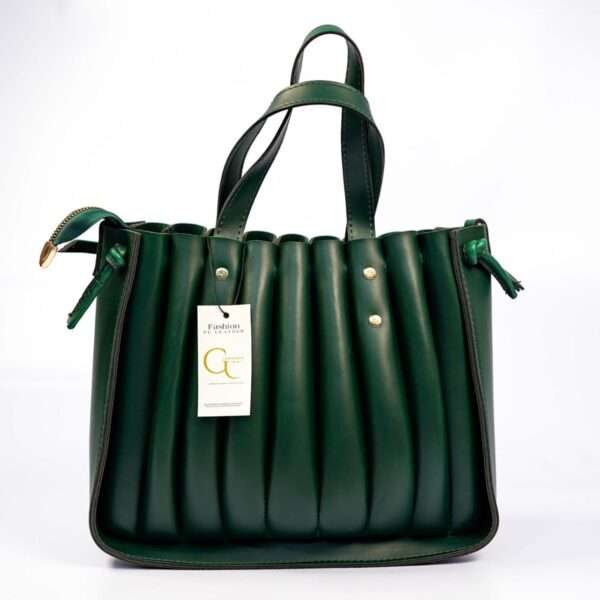 Spiral Handbag Deep Green