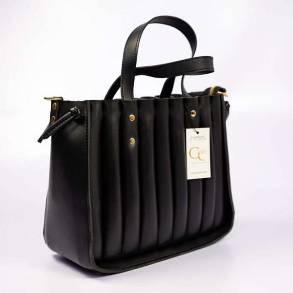 Spiral Handbag Black - Image 2