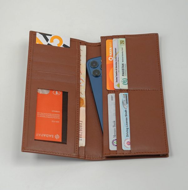 Glamouria Executive Long Wallet | Glamouria Luxe Bifold Wallet - Image 5