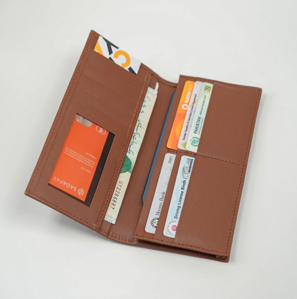 Glamouria Executive Long Wallet | Glamouria Luxe Bifold Wallet - Image 6