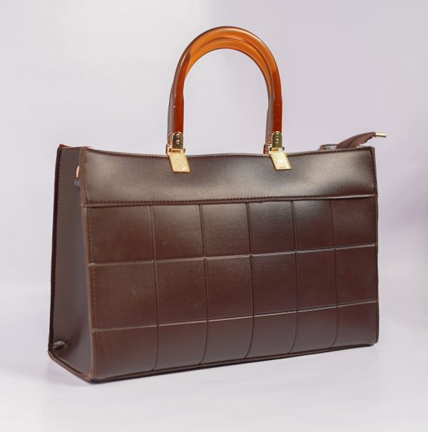 Glamouria Luxe Cocoa Amber Tote - Image 2