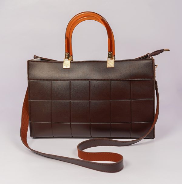 Glamouria Luxe Cocoa Amber Tote - Image 5