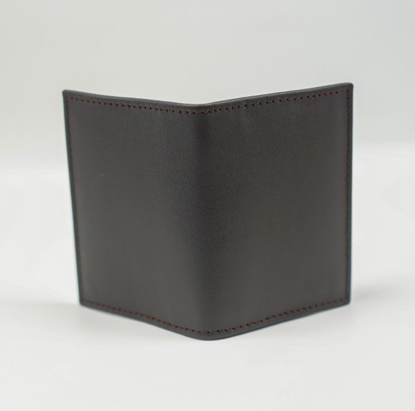 Glamouria Dark Brown Leather Card Holder – 3x4 inches - Image 6